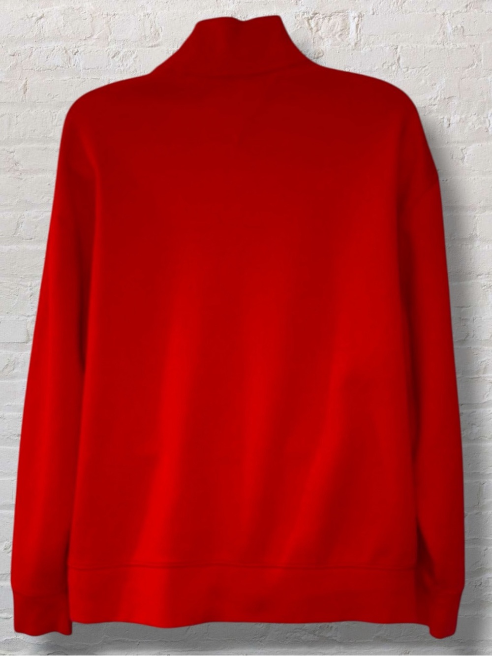 Tommy Hilfiger Men’s 2XLT Red Quarter Zip Pullover Sweater – Cotton Blend - Picture 7 of 12